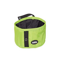 Produktbild von Nobby Reisenapf Rio für Hunde aus Nylon in Neongrün Ø 12,5 x 7 cm - 0,5 l