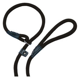 Nobby Retriever Hundeleine Fun Uni Schwarz aus Nylon 170 cm x 13 mm - 1,7 m – Bild 1 von 3