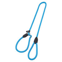 Produktbild von Nobby Retriever Leine Fun Royal hellblau aus Leder und Nylon 170 cm