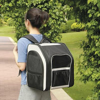 Produktbild von Nobby Rucksack Castle Cream für Katzen und Hunde bis 8 kg Beige Schwarz