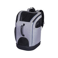Produktbild von Nobby Rucksack Tasche 2 in 1 Kati grau aus Mikrofaser