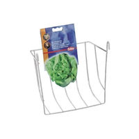 Produktbild von Nobby Salat- und Heuraufe aus Metall für Nager 22 x 19 cm Silber