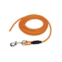 Produktbild von Nobby Schleppleine Cover rund für Hunde aus Polyester wasserdicht Orange 10 m - 10 m