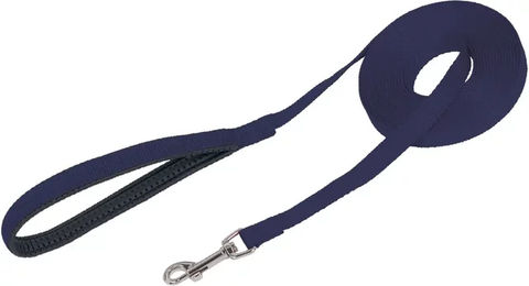 Nobby Schleppleine flach aus Nylon für Hunde Blau 10 m – Bild 1 von 2