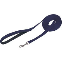 Produktbild von Nobby Schleppleine flach aus Nylon für Hunde Blau 10 m
