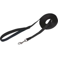 Produktbild von Nobby Schleppleine flach für Hunde aus Nylon Schwarz 500 cm 15 mm - 5 m