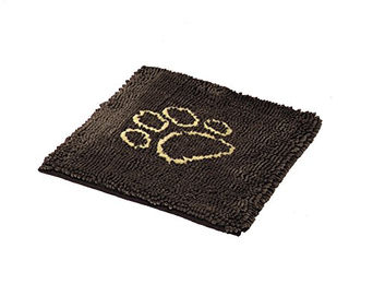 Nobby Schmutzfangmatte Dry & Clean braun für Hunde Größe M 91 x 66 cm – Bild 1 von 4