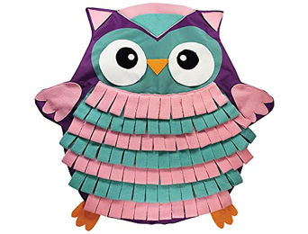 Nobby Schnüffelmatte Owl Intelligenzspielzeug für Hunde aus Fleece 53 x 55 cm – Bild 1 von 7