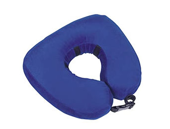 Nobby Schutzkragen für Hunde in Blau und Bunt aus Plüsch Größe S – Bild 1 von 4