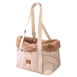 Nobby Shetland 2-in-1 Transportbox für Hunde und Katzen kleiner Rassen in Beige – Bild 1 von 6