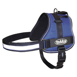 Nobby Sicherheitsgeschirr Seguro Blau aus Nylon wasserabweisend für Hunde Bauchumfang 82-110 cm – Bild 1 von 2