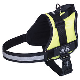 Nobby Sicherheitsgeschirr Seguro für Hunde aus Nylon in Neongelb mit Bauchumfang 45-60 cm – Bild 1 von 2