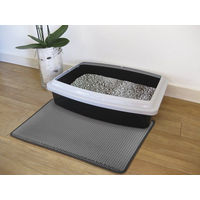 Produktbild von Nobby Sieb-Vorleger für Katzentoiletten aus Kunststoff schwarz 39 x 60 cm
