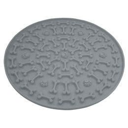 Nobby Silikon Leckmatte für Hunde Grau - 20 cm – Bild 1 von 4
