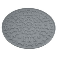 Produktbild von Nobby Silikon Leckmatte für Hunde Grau - 20 cm