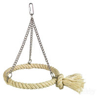 Produktbild von Nobby Sisal Schaukel Ring Natur Vogel Spielzeug für Papageien und Großsittiche 24 x Ø 18 cm - 1 Stk.