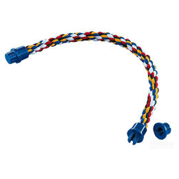 Produktbild von Nobby Sitzseil Kletterseil aus Baumwolle bunt für Vögel Größe L - 72 cm