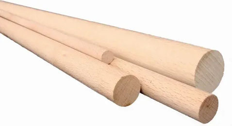 Nobby Sitzstange aus Buche Natur 1 m 16 mm – Bild 1 von 2