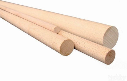 Nobby Sitzstange aus Buchenrundholz für Vögel 1 m 10 mm – Bild 1 von 4