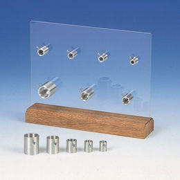 Nobby Sitzstangenhalter aus Aluminium für Papageien in Silber - 1 Stk. – Bild 1 von 3
