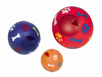 Nobby Snackball für Hunde aus Kunststoff in Blau Bunt Größe L – Bild 1 von 7