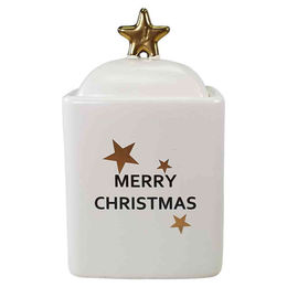 Produktbild von Nobby Snackdose Xmas Star aus Keramik Weiß
