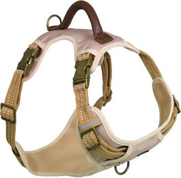 Nobby Sportgeschirr für Hunde aus Leder in Beige Größe L – Bild 1 von 2