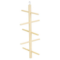 Produktbild von Nobby Sprossensitzregal aus Holz für Vögel Größe L Naturbeige