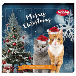 Nobby StarSnack Adventskalender für Katzen mit Leckerlis Huhn und Fisch 84 g – Bild 1 von 5