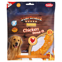 Produktbild von Nobby StarSnack Barbecue Chicken Donut XL Kausnack für Hunde mit Huhn und Rind 220 g - 220 g