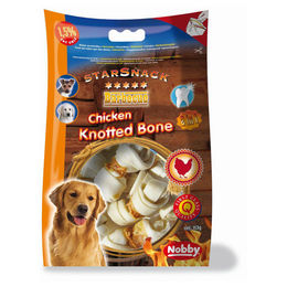 Nobby Starsnack Barbecue Chicken Knotted Bone Zahnpflege-Snack für Hunde mit Hähnchen 113 g - 113 g – Bild 1 von 6