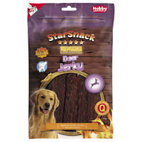 Produktbild von Nobby StarSnack Barbecue Deer Jerky Trockenfleisch mit Hirsch und Ente 113 g - 113 g
