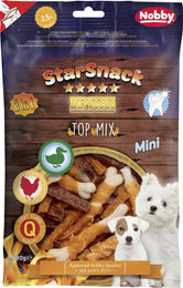 Nobby StarSnack Barbecue MINI Belohnungssnack für Welpen mit hohem Fleischanteil Huhn Ente Rind 180 g - 180 g – Bild 1 von 2