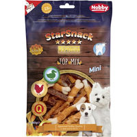 Produktbild von Nobby StarSnack Barbecue MINI Belohnungssnack für Welpen mit hohem Fleischanteil Huhn Ente Rind 180 g - 180 g