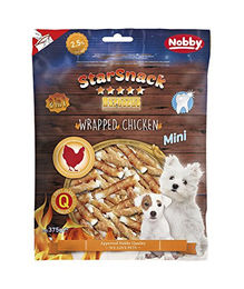 Nobby Starsnack Barbecue Mini Wrapped Chicken Hund Leckerlie mit Huhn 375 g - 375 g – Bild 1 von 9