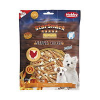 Produktbild von Nobby Starsnack Barbecue Mini Wrapped Chicken Hund Leckerlie mit Huhn 375 g - 375 g