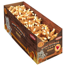 Produktbild von Nobby StarSnack Barbecue Mini Wrapped Chicken Kausnack für Welpen mit Huhn und Rind zur Gewichtskontrolle - 3 kg