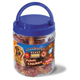 Produktbild von Nobby Starsnack Barbecue Potato Chicken Zahnpflege-Snack für Hunde 450 g - 450 g