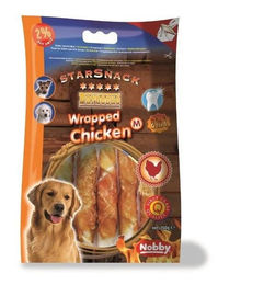 Nobby Starsnack Barbecue Wrapped Chicken Hund Belohnungssnack mit Huhn und Rind 150 g - 150 g – Bild 1 von 5