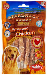 Nobby StarSnack Barbecue Wrapped Chicken Kausnack für Hunde mit Huhn und Rind 70 g - 70 g – Bild 1 von 2