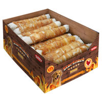 Produktbild von Nobby StarSnack Barbecue Wrapped Chicken XXL Kausnack für Hunde mit Huhn und Rind 4,1 kg - 23 x 4,1 kg