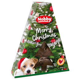 Produktbild von Nobby StarSnack Barbecue Xmas Hund Belohnungssnack Huhn mit hohem Fleischanteil ohne Zucker 150g - 150 g