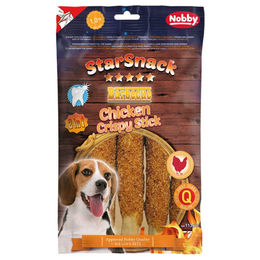 Nobby Starsnack BBQ Chicken Crispy Stick Kausnack für Hunde mit Huhn und Rind 113 g - 113 g – Bild 1 von 3