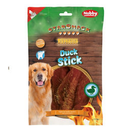Nobby StarSnack BBQ Duck Stick Kausnack für Hunde mit Ente Huhn und Rind 375g monoprotein mit hohem Fleischanteil - 375 g – Bild 1 von 4