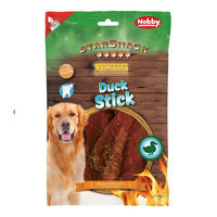 Produktbild von Nobby StarSnack BBQ Duck Stick Kausnack für Hunde mit Ente Huhn und Rind 375g monoprotein mit hohem Fleischanteil - 375 g