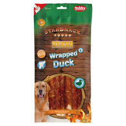 Produktbild von Nobby StarSnack BBQ Wrapped Duck Kausnack Ente und Rind Größe L - 375 g
