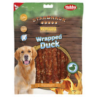 Produktbild von Nobby StarSnack BBQ Wrapped Duck Kausnack mit Ente und Rind Monoprotein Größe M - 900 g