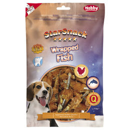 Produktbild von Nobby StarSnack Belohnungssnack Barbecue Wrapped Fish mit Huhn und hohem Fleischanteil 113 g - 113 g