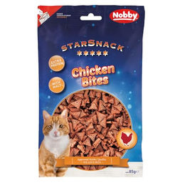 Nobby StarSnack Chicken Bites Huhn mit Malz Katzen Leckerli 85 g - 85 g – Bild 1 von 3
