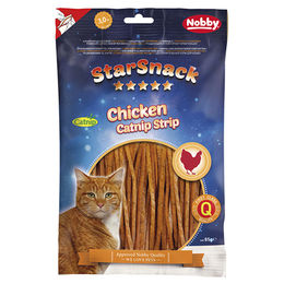 Produktbild von Nobby Starsnack Chicken Catnip Strip Katzen Leckerli Huhn 85 g - 85 g